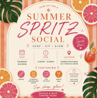 Summer Spritz Social at TrendE Boutique